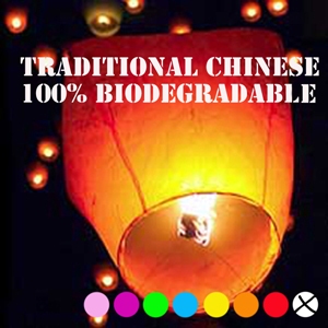 biodegradable sky lanterns