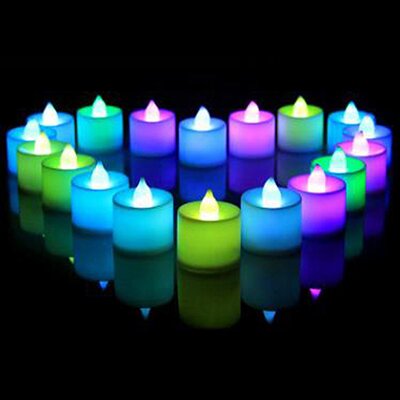 Flickering battery on sale tea lights