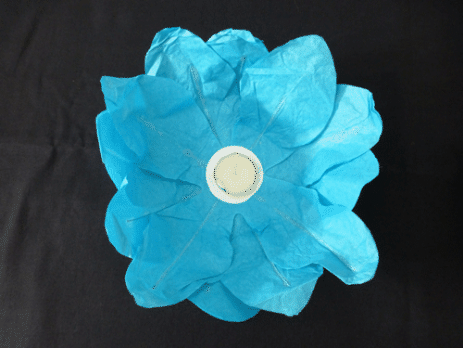Water Lily Floating Flower Lanterns Turquoise - Pack of 1